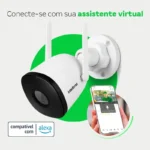 Câmera Inteligente Wi-Fi iM5 SC Full HD Branca Intelbras - Imagem 2