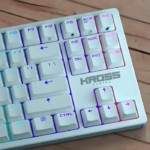 Teclado Gamer Kross Mecânico, Anti Ghosting, Swith Azul Outemu, USB - KE-KG130 | Branco - Imagem 4