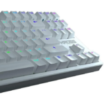 Teclado Gamer Kross Mecânico, Anti Ghosting, Swith Azul Outemu, USB - KE-KG130 | Branco - Imagem 3