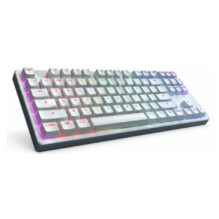 Teclado Gamer Kross Mecânico, Anti Ghosting, Swith Azul Outemu, USB - KE-KG130 | Branco