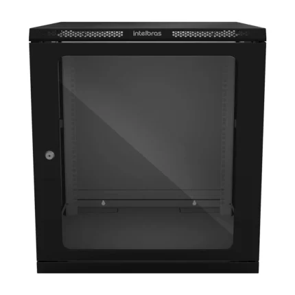 Mini Rack Intelbras 12U x 570mm Desmontável 19” MRD 1257 de Parede