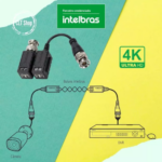 Balun Passivo Com Transmissão de Vídeo 4K VB 501P Intelbras - Imagem 3