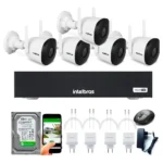 Kit 5 Câmeras Intelbras Mibo IM5 - Wifi Full Hd Com Áudio