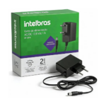 Fonte Intelbras Ef 1201l Original 12v 1a Bivolt Plug P4 Cftv